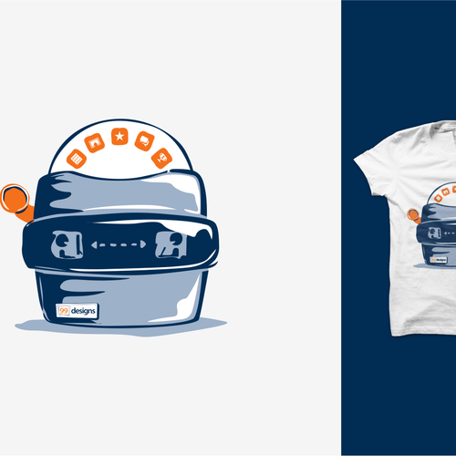 Create 99designs' Next Iconic Community T-shirt Diseño de Peper Pascual
