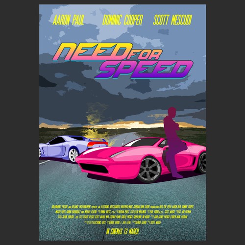 Create your own ‘80s-inspired movie poster! Diseño de Hndra