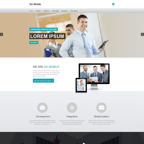 Web page design contest entry by Dia Dea