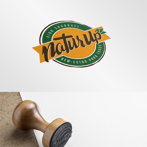 Natur Up - Nova loja de produtos naturais Design by Mariana Torres