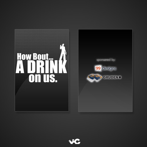 Design the Drink Cards for leading Web Conference! Réalisé par Kaito