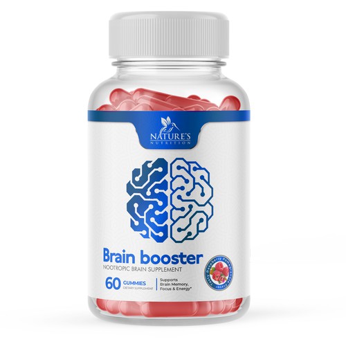 Brain Booster Supplement Design Needed for Nature's Nutrition Design by UnderTheSea™