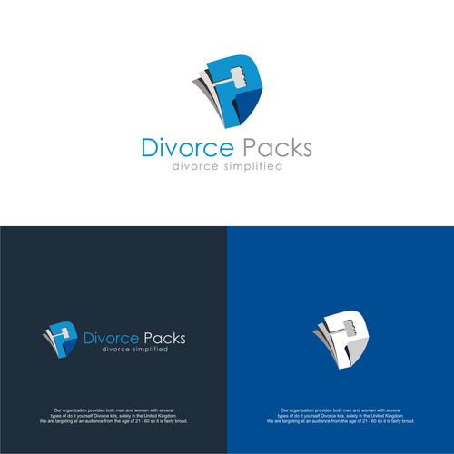 Divorce Logo  - UPDATED BRIEF, Ideally hand/computer drawn / Original Logo - Blind Filter Enabled Design by okdesignstudio