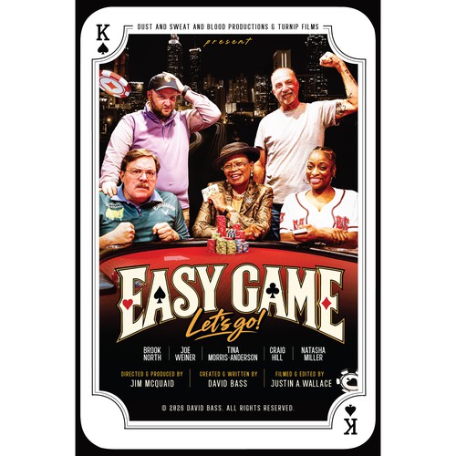 "EASY GAME movie poster" winning Logo & social media pack