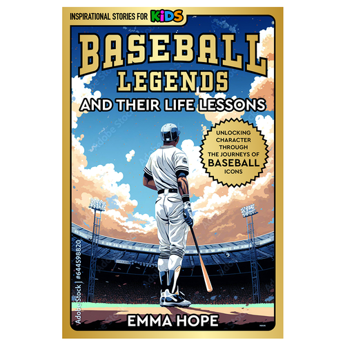 Inspirational Stories for Kids: Baseball Legends and Their Life Lessons Design by AleMiglio