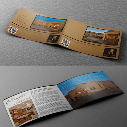 Brochure for luxury custom home builder Design by sercor80