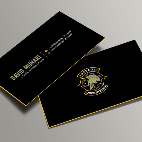 Business Card & Letterhead for Armed Security Agency Design by Xclusive16