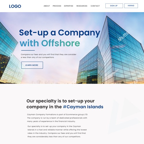 Web page design contest entry by Designersantu