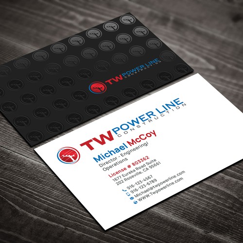 Business Card for a high voltage company Design by prosenjit_P