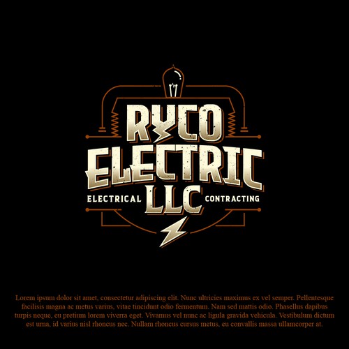 Vintage Electrical logo design Réalisé par HELTER-SKELTER WORKS