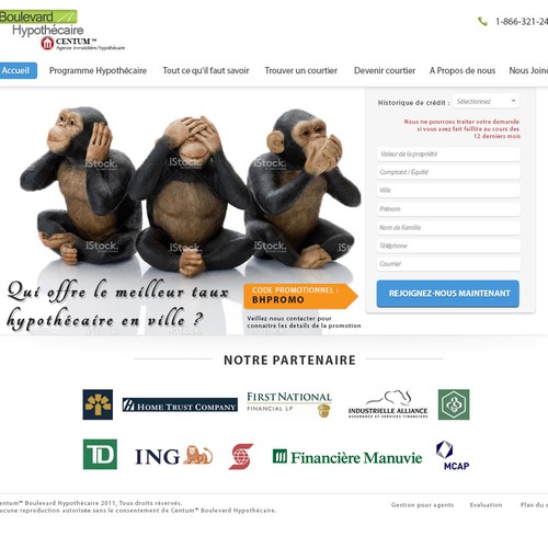 Landing page design contest entry by sasa0408