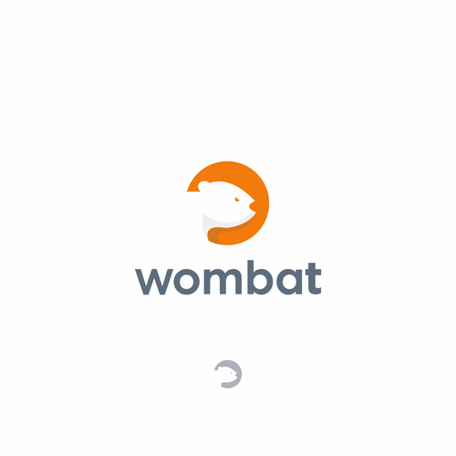 We need a clean, serious and sincere logo for our new App "Wombat" Design by Mada G