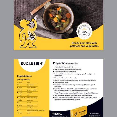 Recipe flyer template Design by Krishna Arts