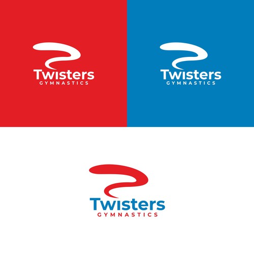 Twister Gymnastics Logo Rebrand - Modern, Exciting, Clean Logo Update for Kids Gymnastics Facility Design by ekhodgm