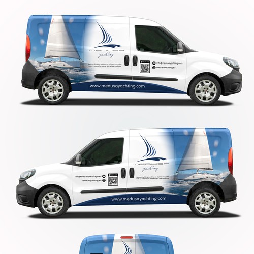 Set Sail on an Unforgettable Adventure – Design an Artistic Van Wrap for Our Charter Sailing Company Design by Duha™