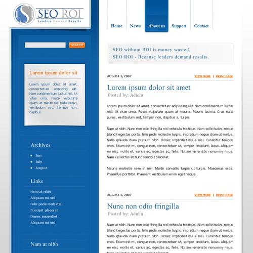 Design di $355 WordPress design- SEO Consulting Site di ckolic
