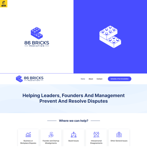 Design Lego-style bricks logo for Mediation and Coaching Business por AZS