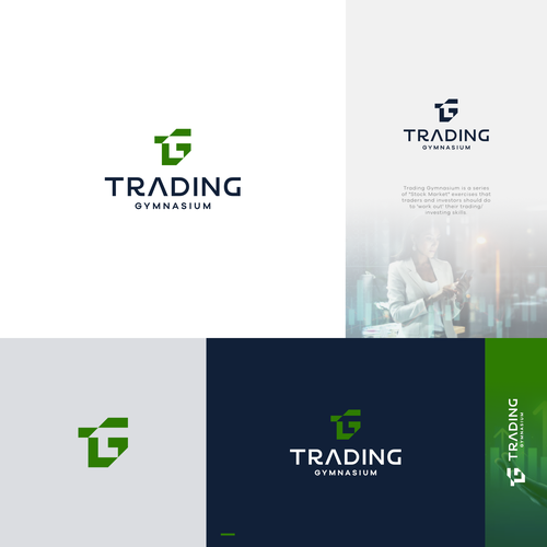 Logo for "Trading Gymnasium" for a stock market company Design by Nine™