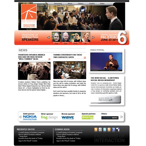 Powerful Technology Conference Website Design by IvanVB