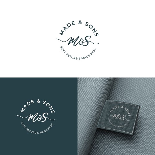 Luxury Meets Ease: Logo & Card Design for Made & Sons Design by Razades Studio