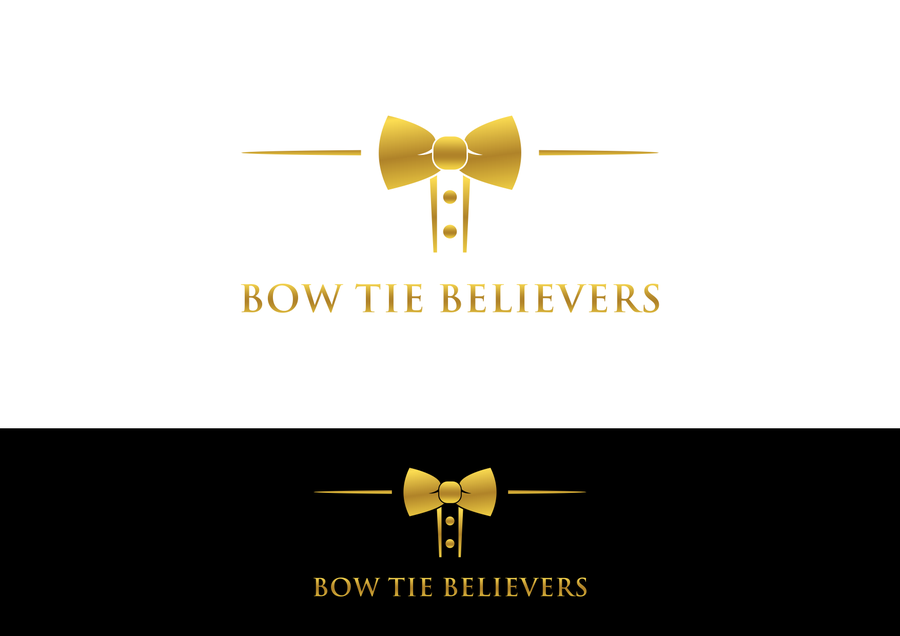 Create a Bow Tie logo used as an apparatus to achieve success 