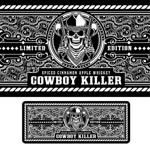 Diseño de Whiskey Bottle Label de gcsgcs