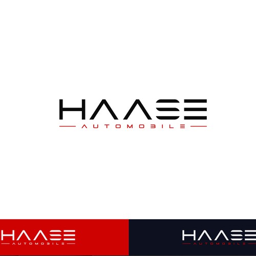 Designs HAASE logo with additive "Automobile" Logo & brand identity