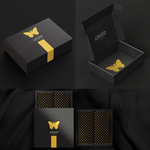 Matte Black Branded Box Design by badzlinKNY