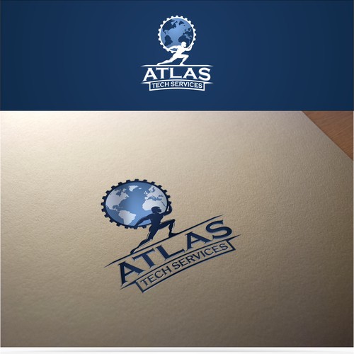 Guaranteed-  Create a logo and branding concept for Atlas Tech Services Design by DedovArt