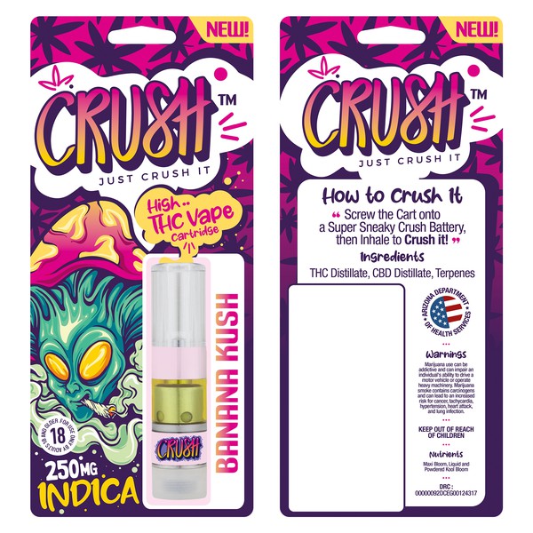THC VAPE Packaging Design