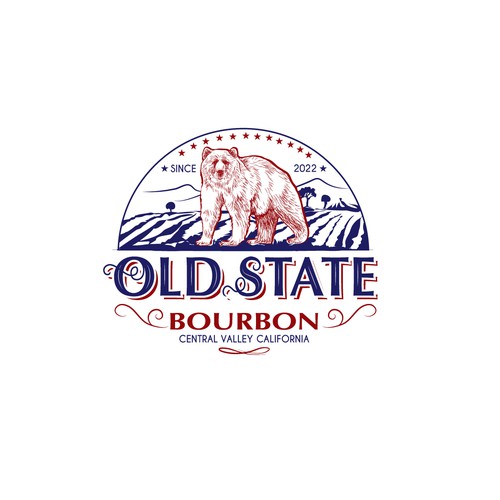 Logo design for a new Bourbon Whiskey company. Design by ZOM