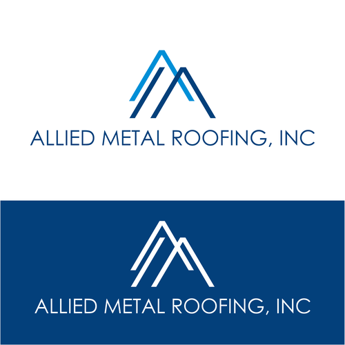 Allied Metal  Roofing logo Design by JuaraLogo™