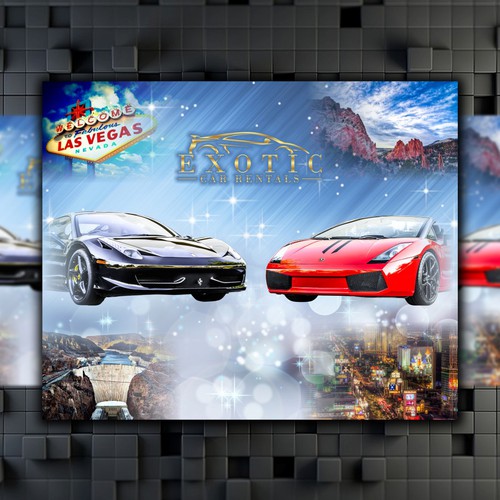 exotic car picture/destination wall poster! Design by Mrs Design ♥