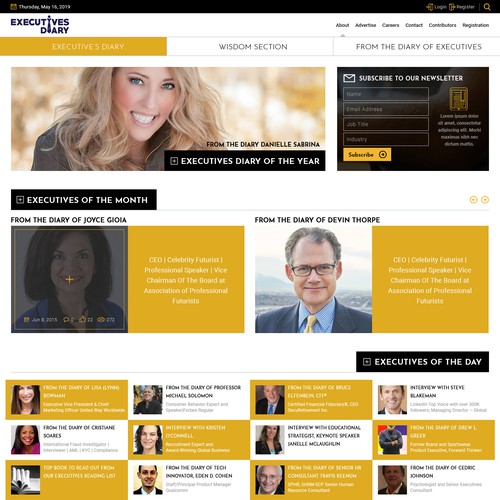 Proposition sur un concours de Design de page web, réalisée par 123graphics