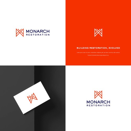Design a modern clean logo package for a restoration company Design by Danny A