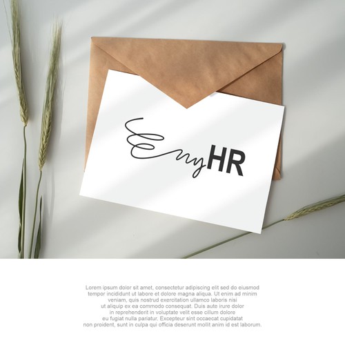 Create an awesome logo for myHR, the #1 HR Software in Luxembourg ! Design by Vhyn.dsg
