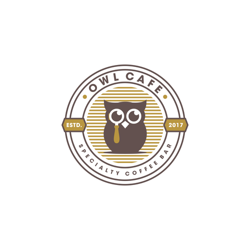 a new coffee shop logo design "owl cafe" Diseño de Nandatama ✪