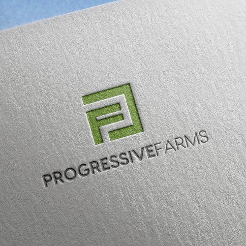 Strong logo design for Progressive Farms Design by Leona