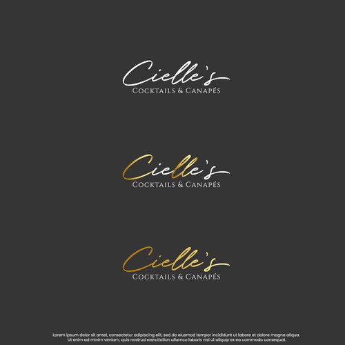 Logo for a new cocktail bar / restaurant. Classy. Elegant. Design by Northpix Studio®