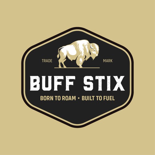 Buff Stix...Lean, Delicious, Buffalo Strong. Design by Studio 135+