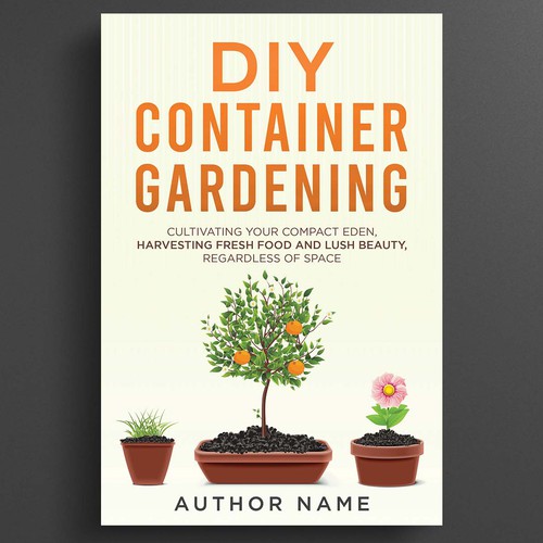 Container Garden Book cover Design by Rezy