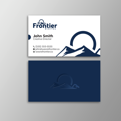 Create a business card with a rock solid brand Diseño de Design sp