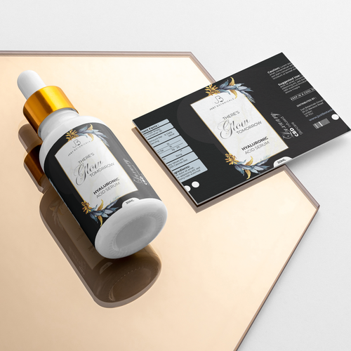 Luxury Label for CBD infused Hyaluronic Acid Serum Diseño de graphicdesigner099