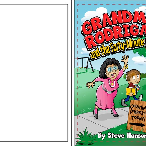 Children's Book Cover: Cartoon Grandma (ages 7-10, series) Design by pcarlson