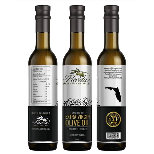 Olive Oil Bottle Label Réalisé par Nanoz Abdi