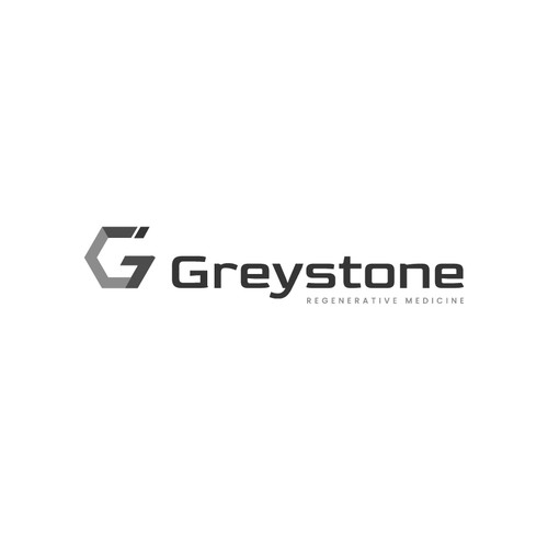 I like the lettering of Greystone here.  And then below Greystone a grey, stone-like structure with mortar or joints in  Design by Junaid.J