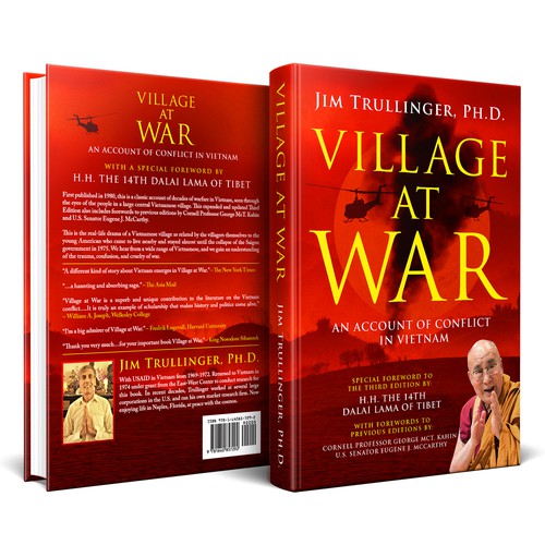 Cover for Third Edition of Classic Work on the Vietnam War. Special Foreword by H.H. the Dalai Lama. Design by Sam Arts Studio