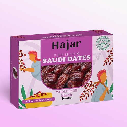 Dates Fruit Packaging Design Design by krot278