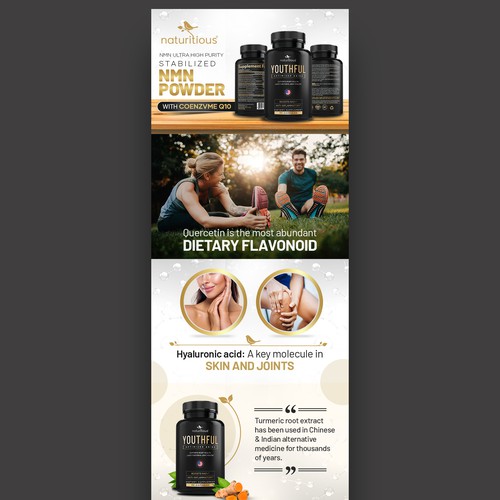 Guaranteed ! Anti-aging Supplement flyer or Leaflet Design by 123Graphics