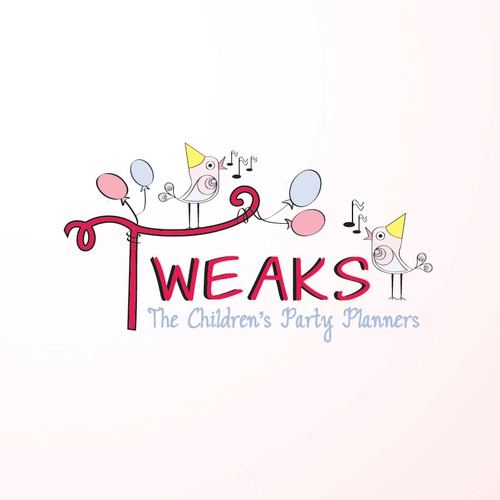 logo for Tweaks - The Children's Party Planners Design by piripal